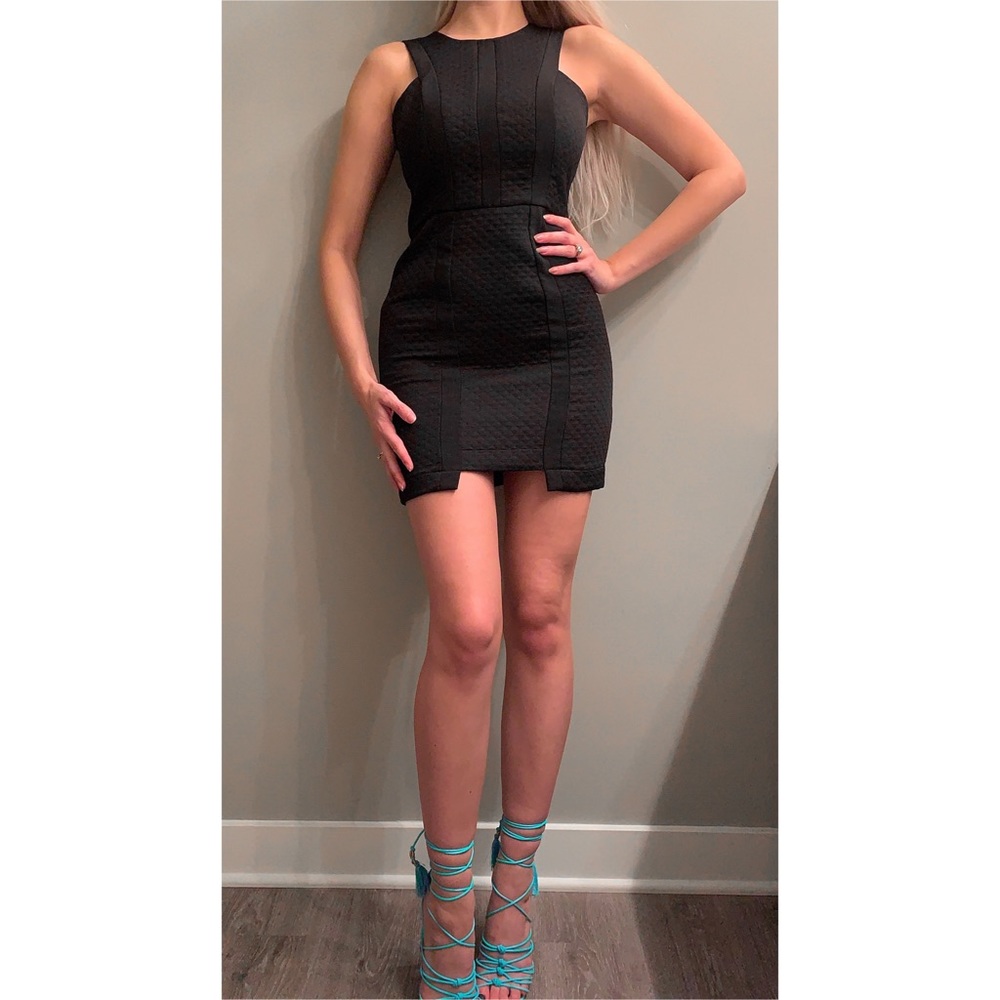 BCBG Max Azria "Avina" Quilted Mini Dress